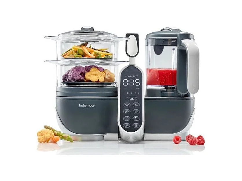 BABYMOOV Robot Cuisine Bebe Nutribaby + Industrial Grey