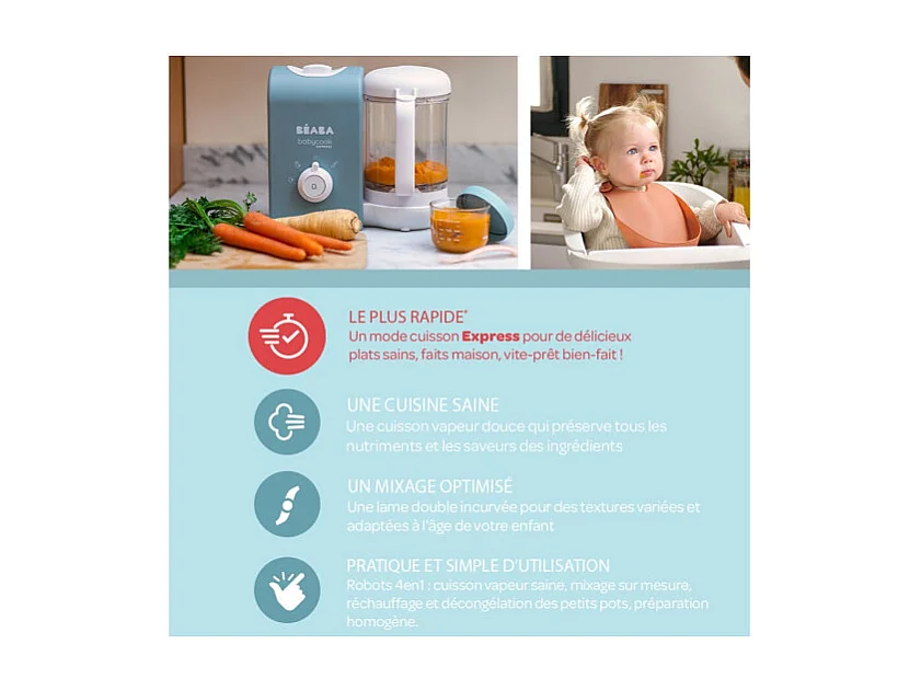Robot préparation bébé Beaba Babycook Express