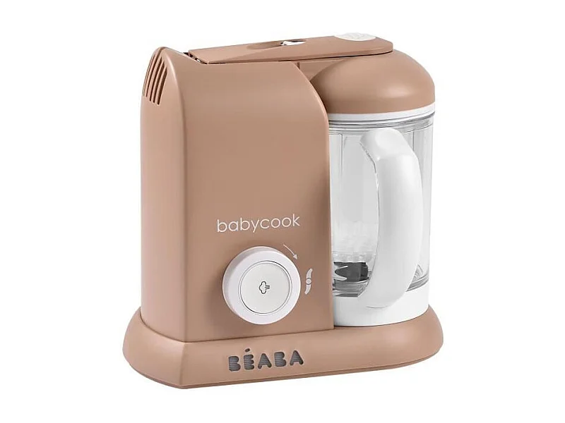 BEABA Babycook Solo Pralin - Babyrobot 4 in 1, Dampfgarer-Mixer, Schnelles Dampfgaren in 15 Minuten, XL-Schüssel 1100ml