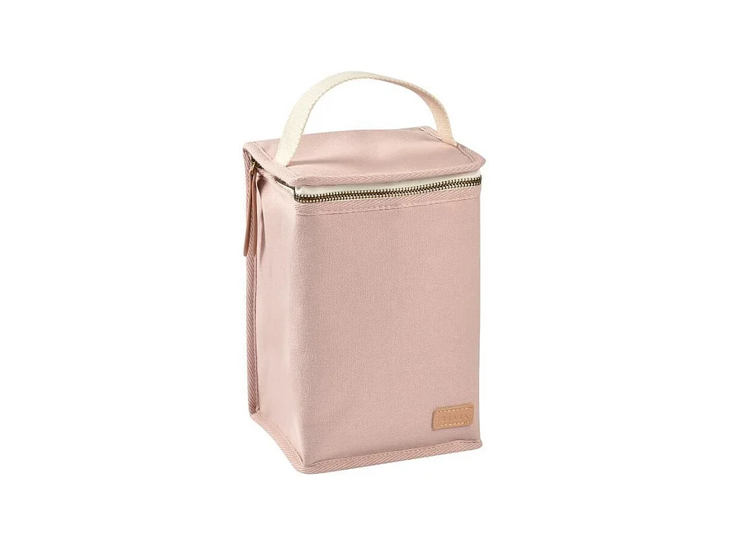 BEABA, Pochette repas bébé, isotherme, rose poudré