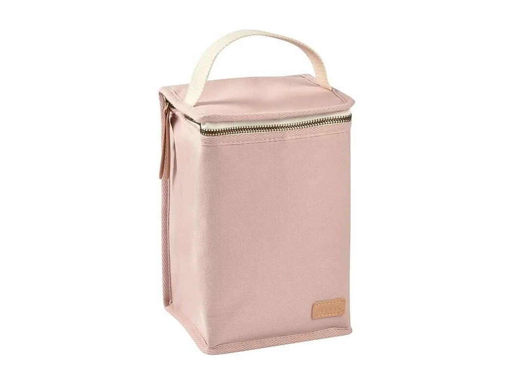 BEABA, Pochette repas bébé, isotherme, rose poudré