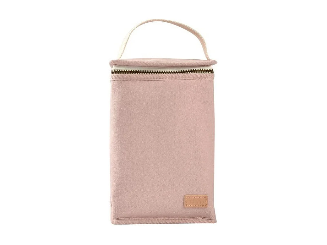 BEABA, Pochette repas bébé, isotherme, rose poudré