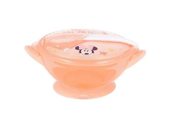 Disney Baby - Bol bébé avec ventouse, couvercle et cuilliere