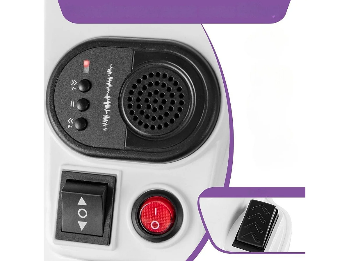 Jouet à Chevaucher Licorne 12 V  avec Roues d'Entraînement Musique Démarrage à un Bouton et Affichage LED Rose Rouge