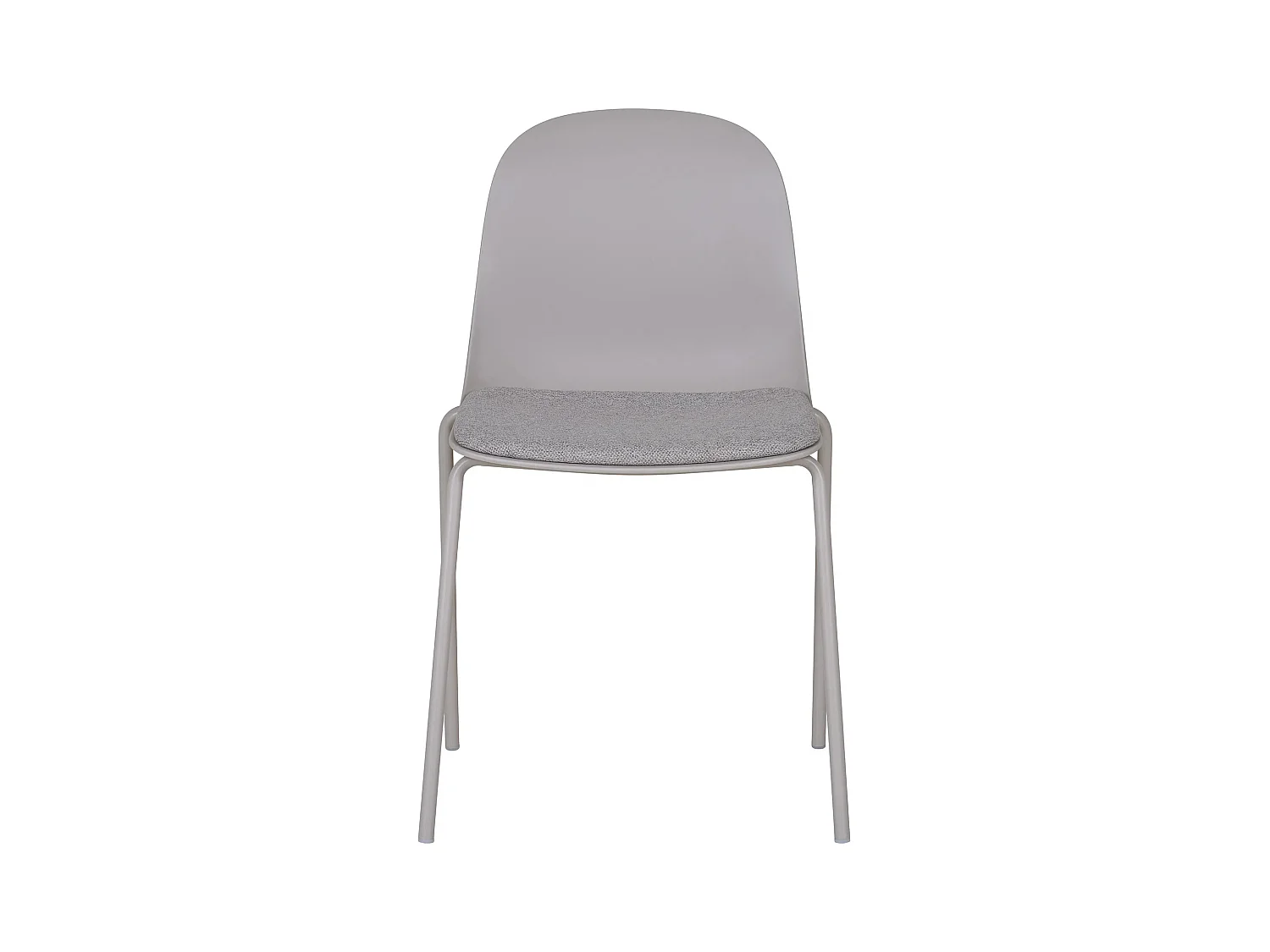 Lot de 2 chaises MADALENA – Gris ou Noir-Gris