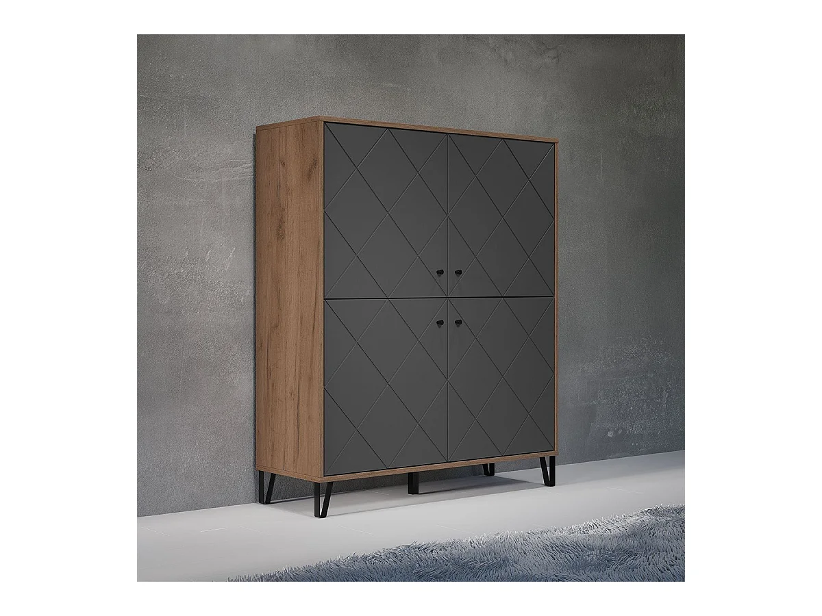 Buffet haut 4 portes H136 cm - Montez