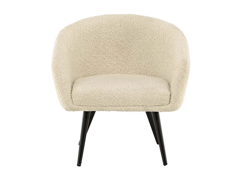 Poltrona soffice per bambini bianca.