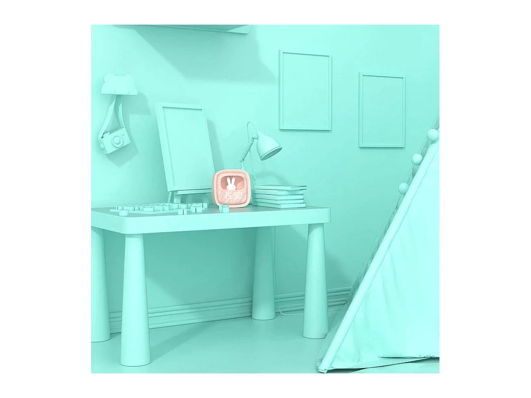 Sveglia Billy con rosa chiaro