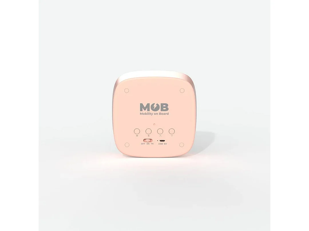 Wecker Billy mit Licht Pink