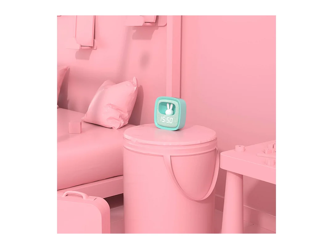 Réveil Billy avec lumière turquoise