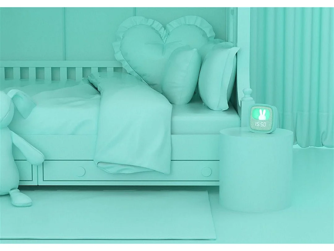 Sveglia Billy con turchese chiaro