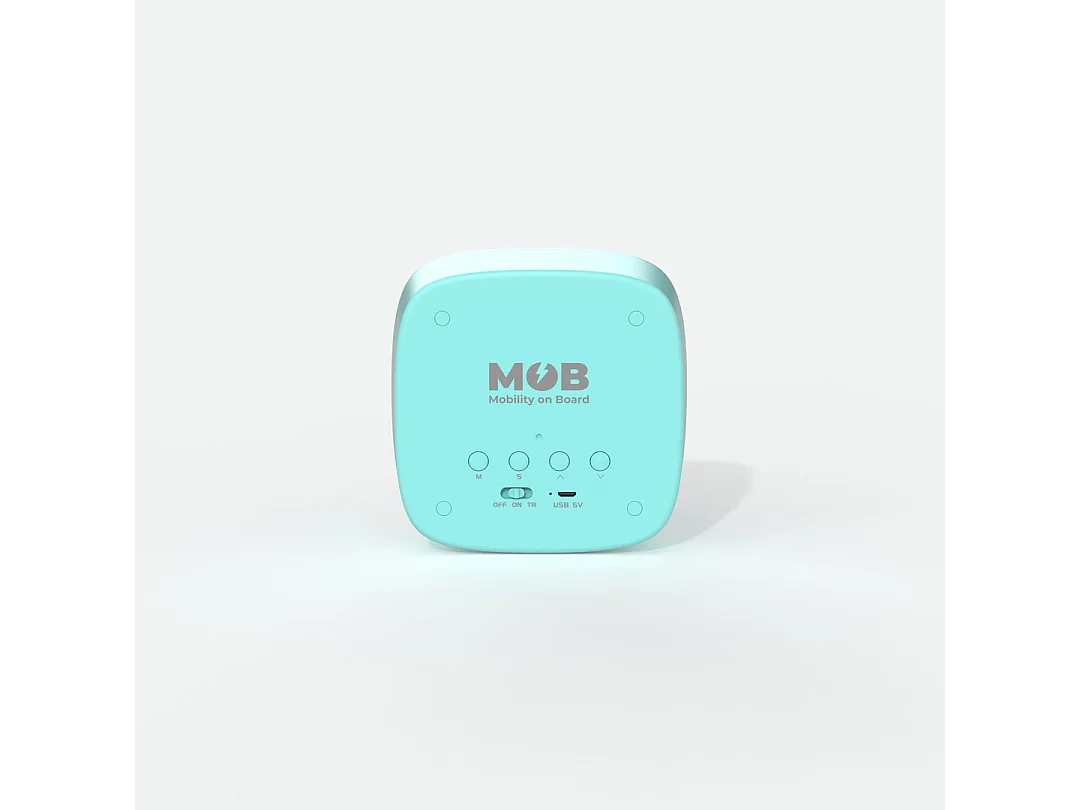 Wecker Billy mit Licht Türkis