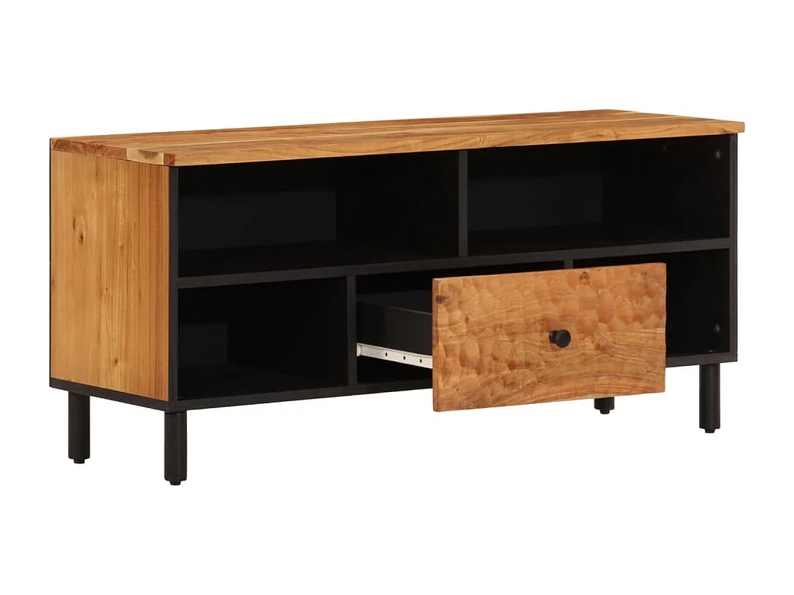 Meuble TV | Banc TV | Armoire TV 100x33x46 cm bois d'acacia solide