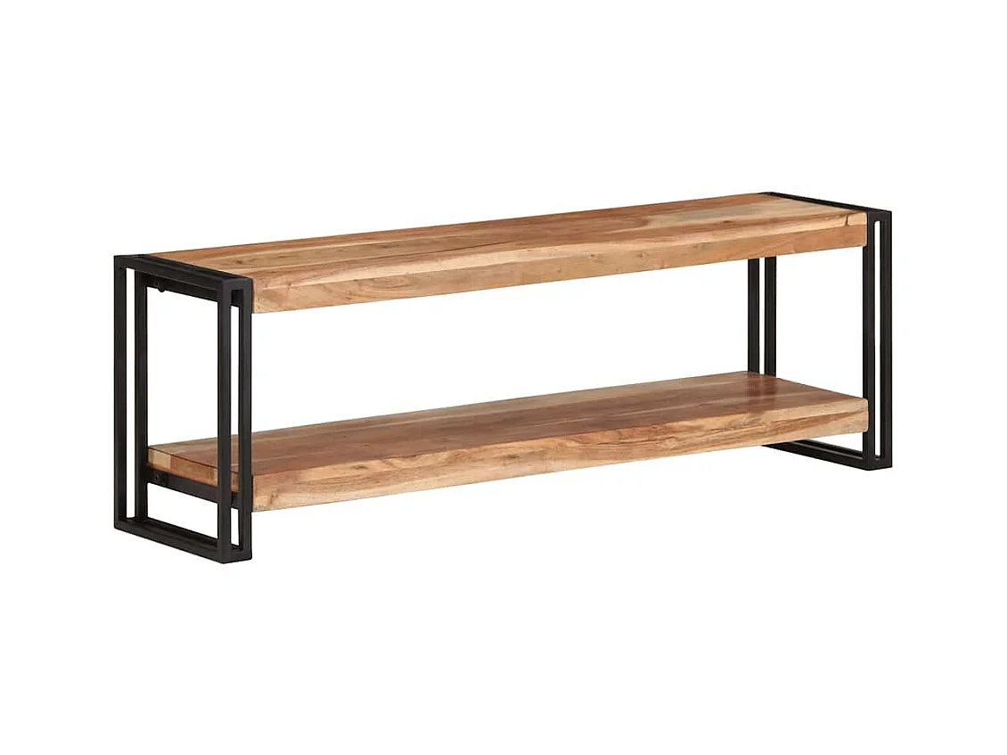 Mueble para TV  | Gabinete de TV |  Mueble de salón madera maciza de acacia 120x30x40 cm