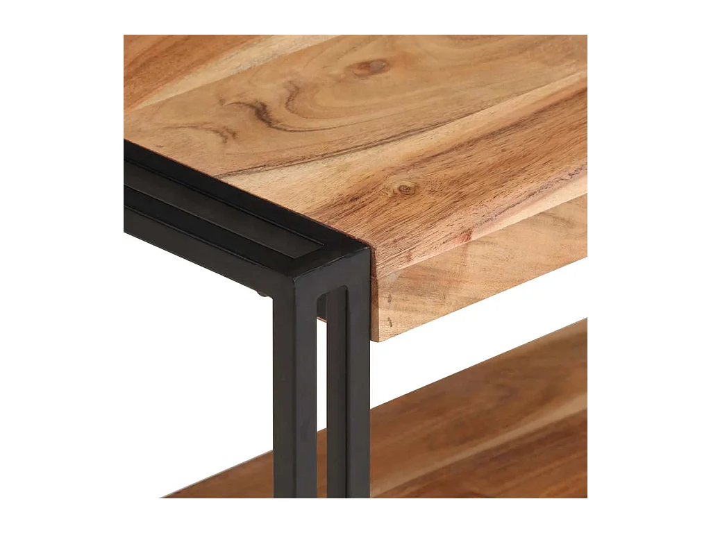 Mueble para TV  | Gabinete de TV |  Mueble de salón madera maciza de acacia 120x30x40 cm