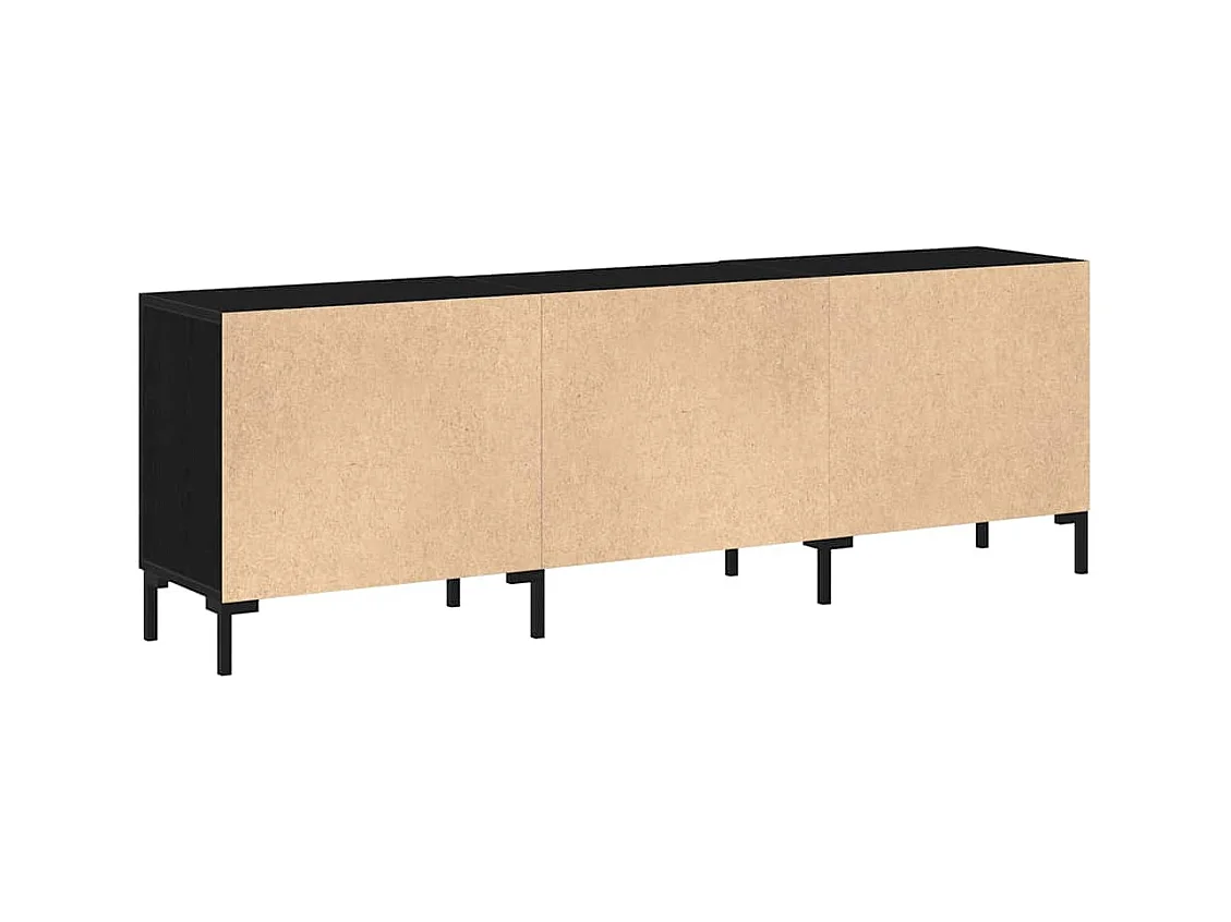 Gabinete de TV | Mueble de TV | Mueble de salón Roble negro 150 x 30 x 50 cm