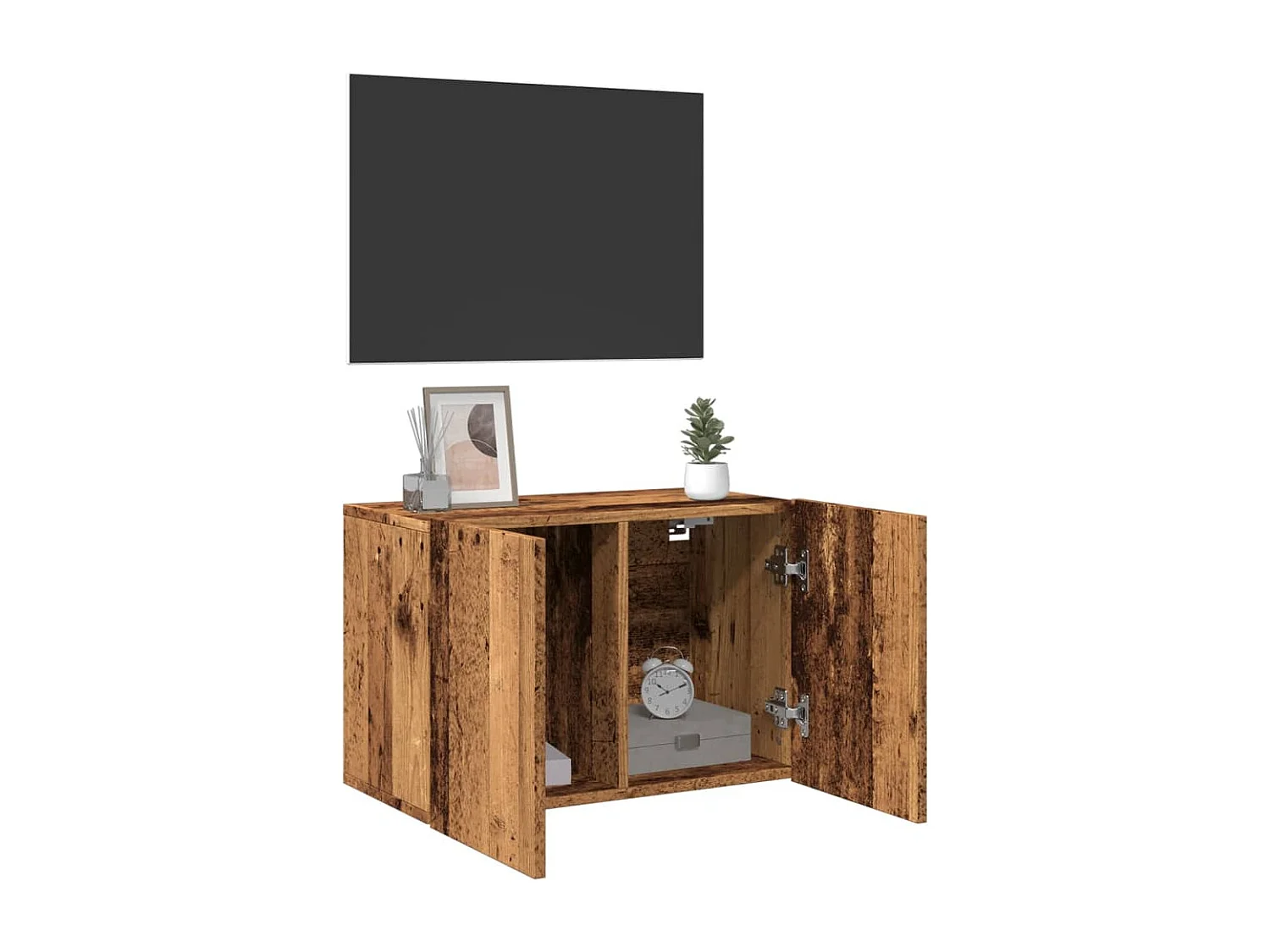 Tv-meubel | Tv-Bank | TV-kastwandgemonteerd 60x30x41 cm oud houtkleurig