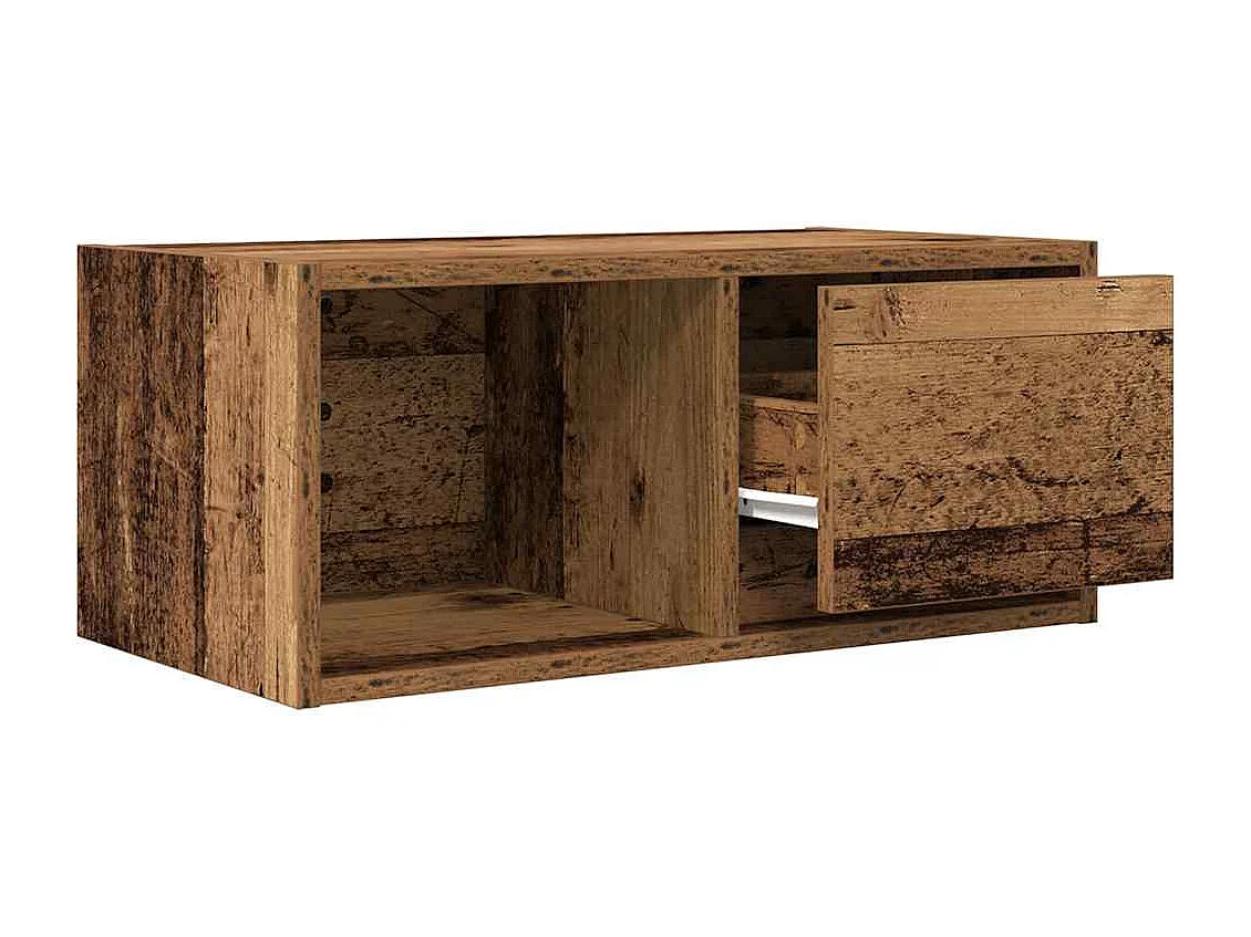 Meubles TV | Bancs TV | Armoires TV 2 pcs vieux bois 60x31x25,5 cm bois d'ingénierie