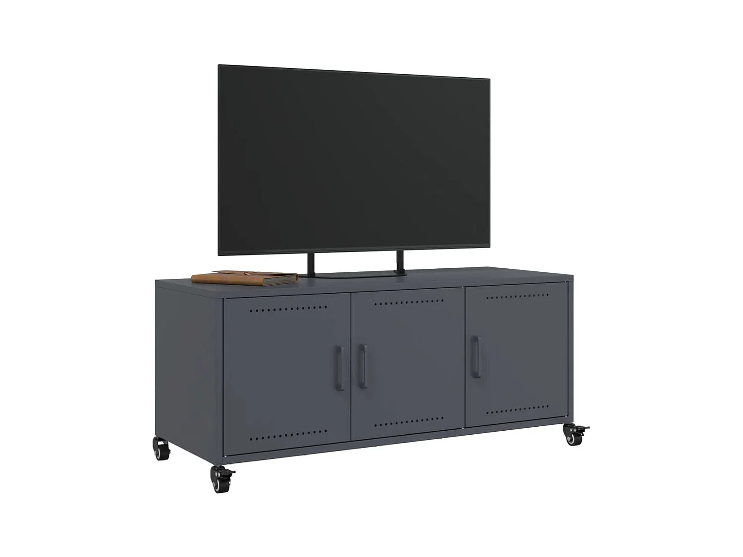Mueble de TV | Mueble de salón acero gris antracita 100,5x39x43,5 cm