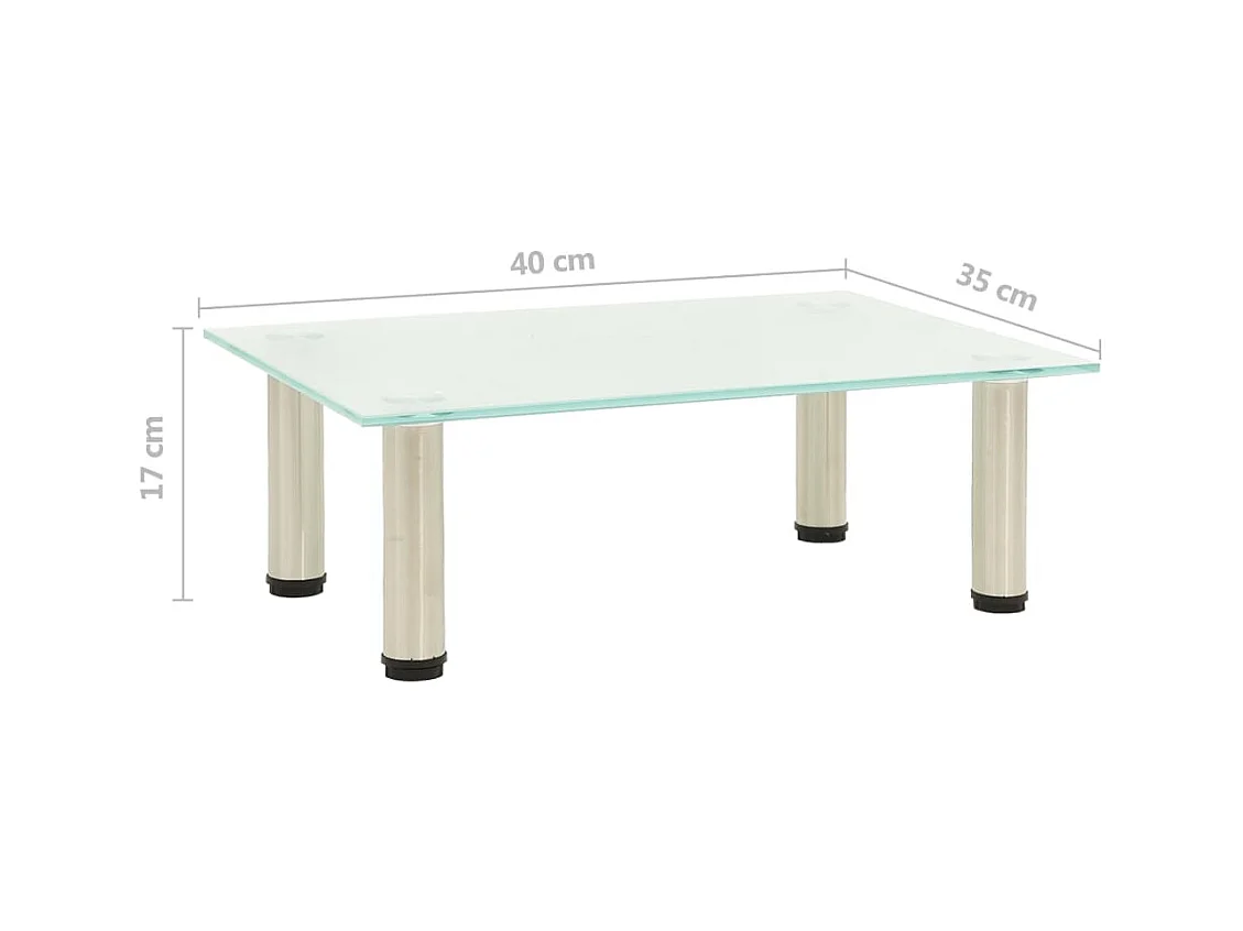 Mueble para TV  | Gabinete de TV |  Mueble de salón de vidrio templado esmerilado 40x35x17 cm