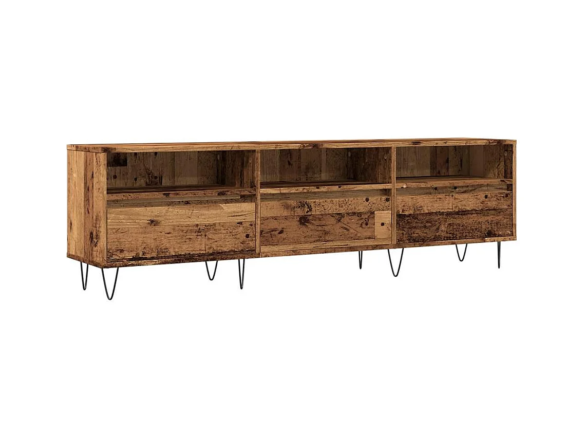 Mueble de TV | Mueble de salón madera ingeniería madera envejecida 150x30x44,5 cm