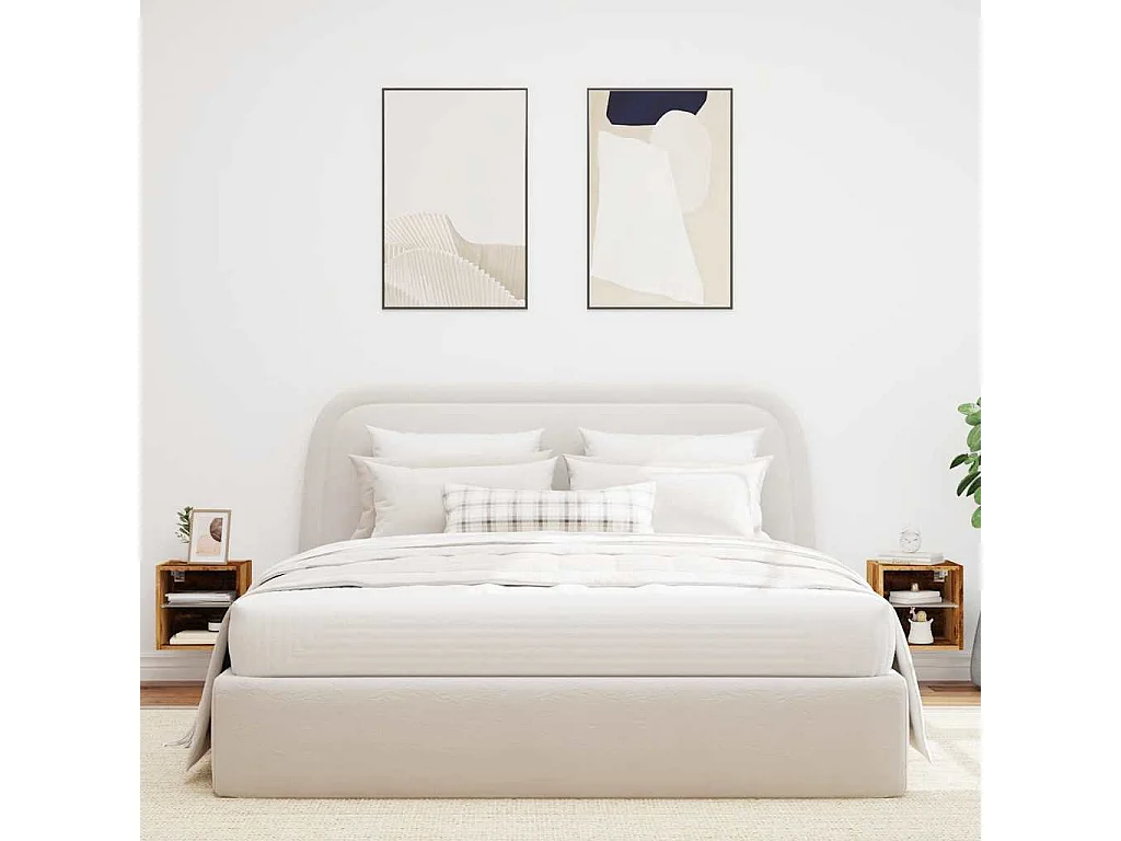 Meubles TV | Bancs TV | Armoires TV muraux et lumières LED 2pcs vieux bois 30x28,5x30cm