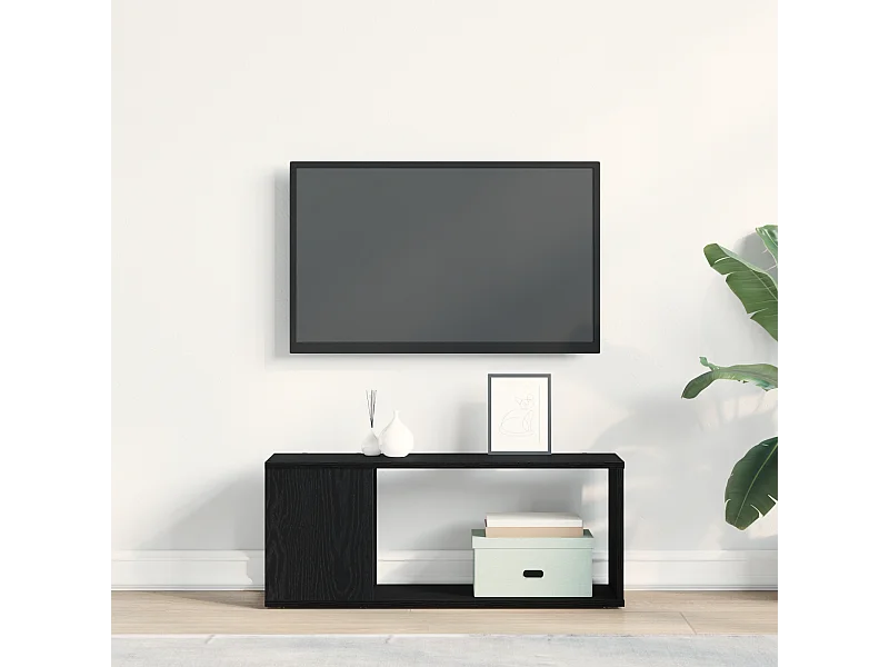 Meuble TV | Banc TV | Armoire TV Blanc 80x24x32 cm en bois aggloméré