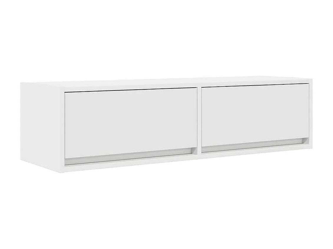 Tv-meubel | Tv-Bank | TV-kast100x31x25,5 cm bewerkt hout wit