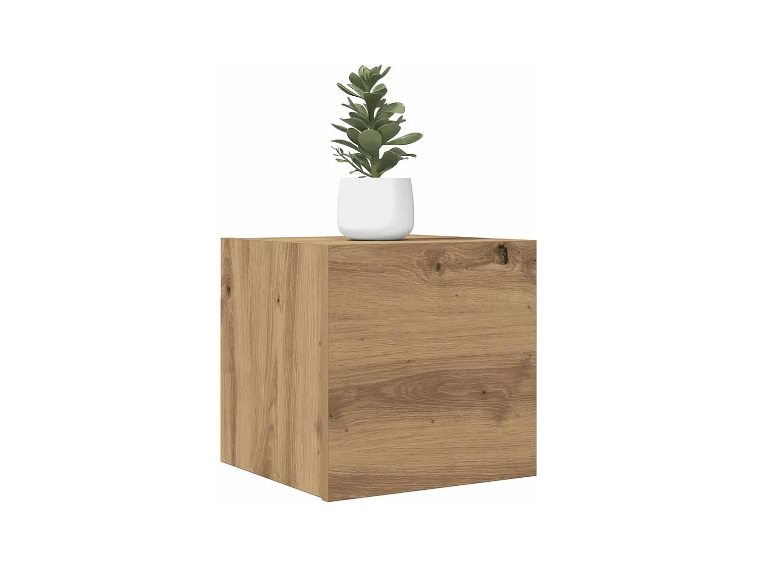 Tv-wandmeubelen | Tv-Banken | TV-kasten 2 st 30,5x30x30 cm artisanaal eikenkleurig