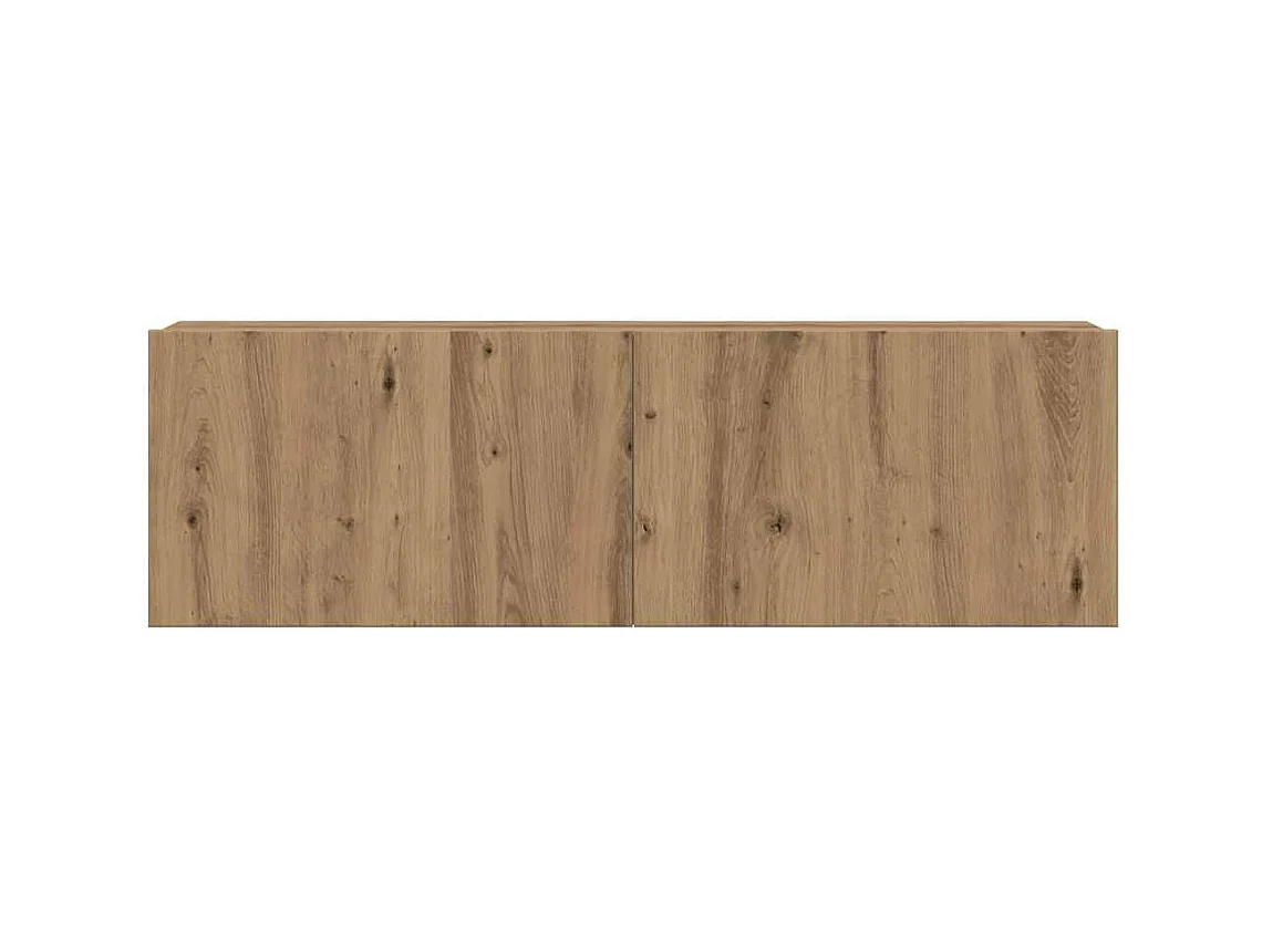 Mueble para TV  | Gabinete de TV |  Mueble de salón de pared madera contrachapada artesanal 4 piezas