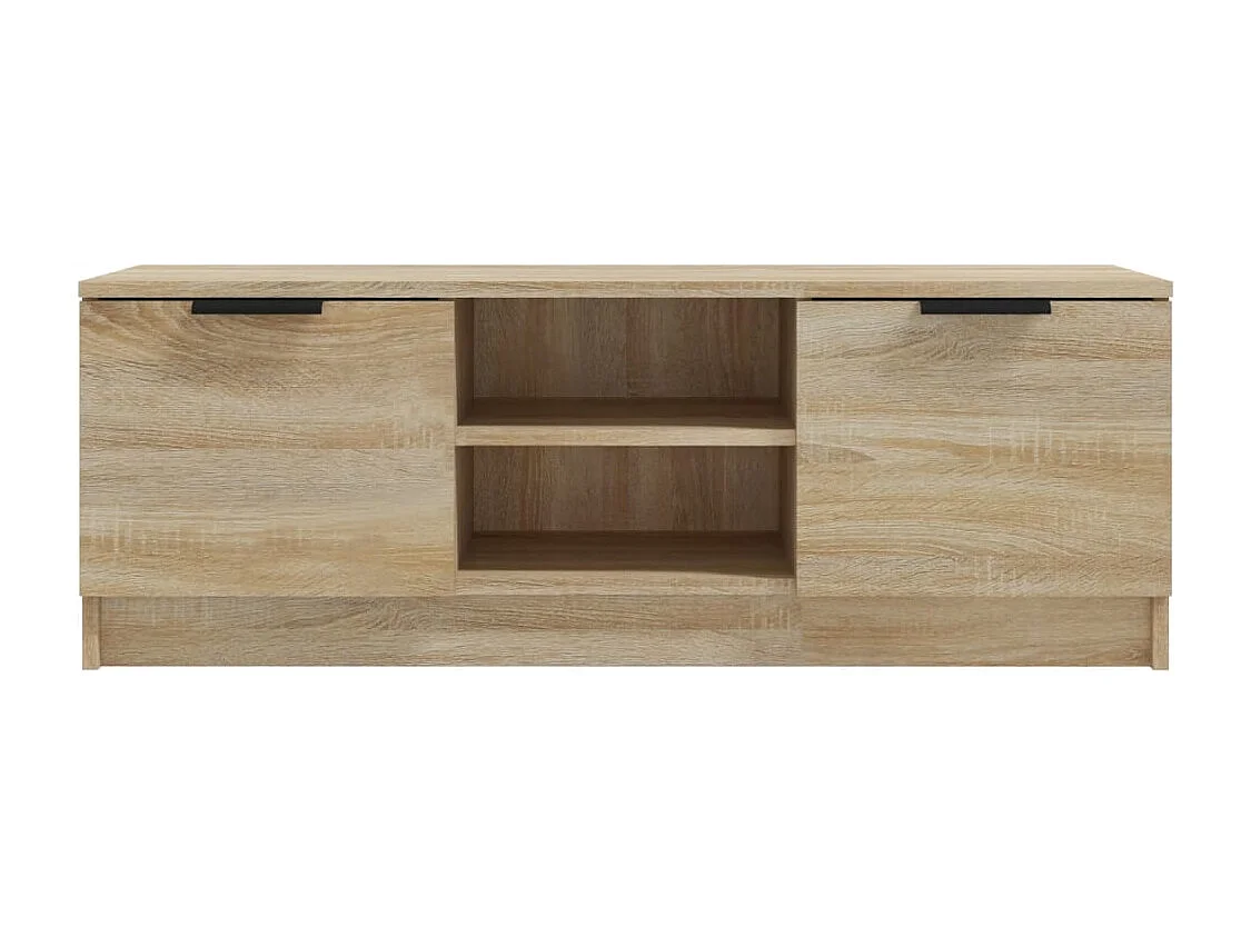 Mueble de TV | Mueble de salón madera contrachapada roble Sonoma 102x35x36,5 cm