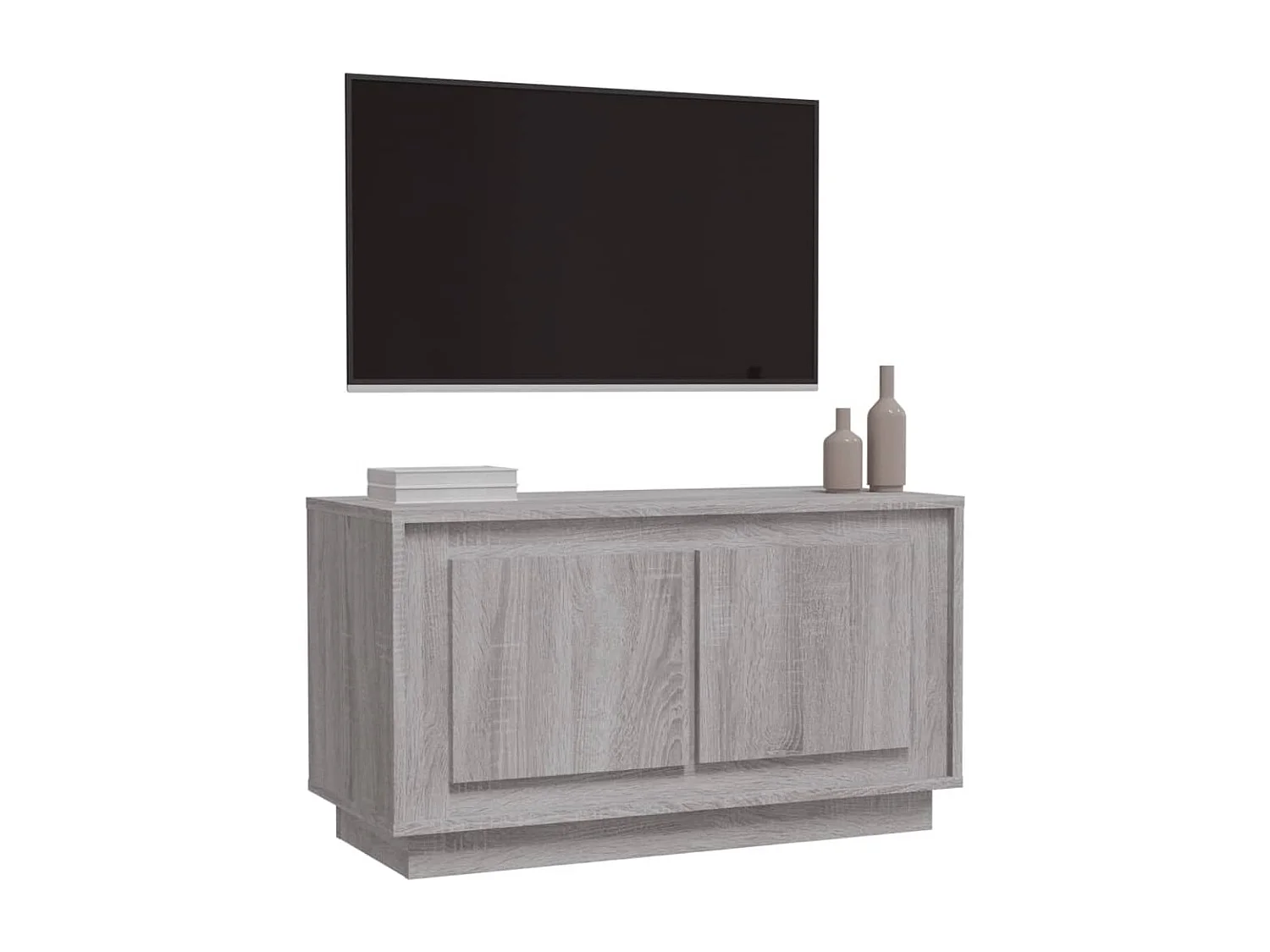 Mueble para TV  | Gabinete de TV |  Mueble de salón madera contrachapada gris Sonoma 80x35x45 cm