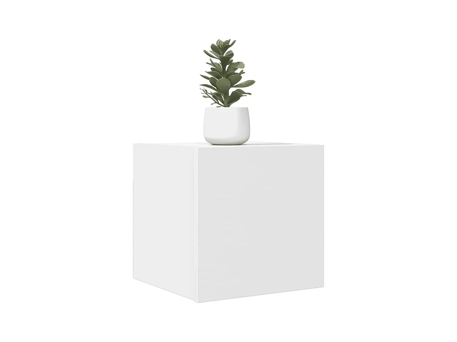 Mueble para TV  | Gabinete de TV |  Mueble de salón de pared blanco 30,5x30x30 cm