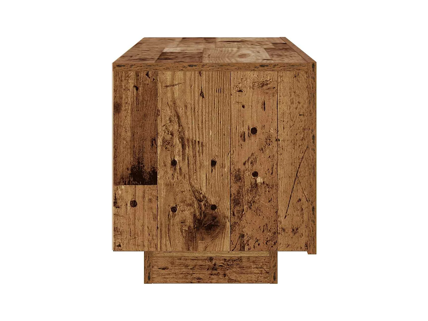 Tv-meubel | Tv-Bank | TV-kast100x35x40 cm bewerkt hout oud houtkleurig
