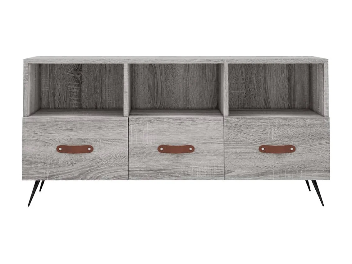 Meuble TV | Banc TV | Armoire TV sonoma gris 102x36x50 cm bois d'ingénierie