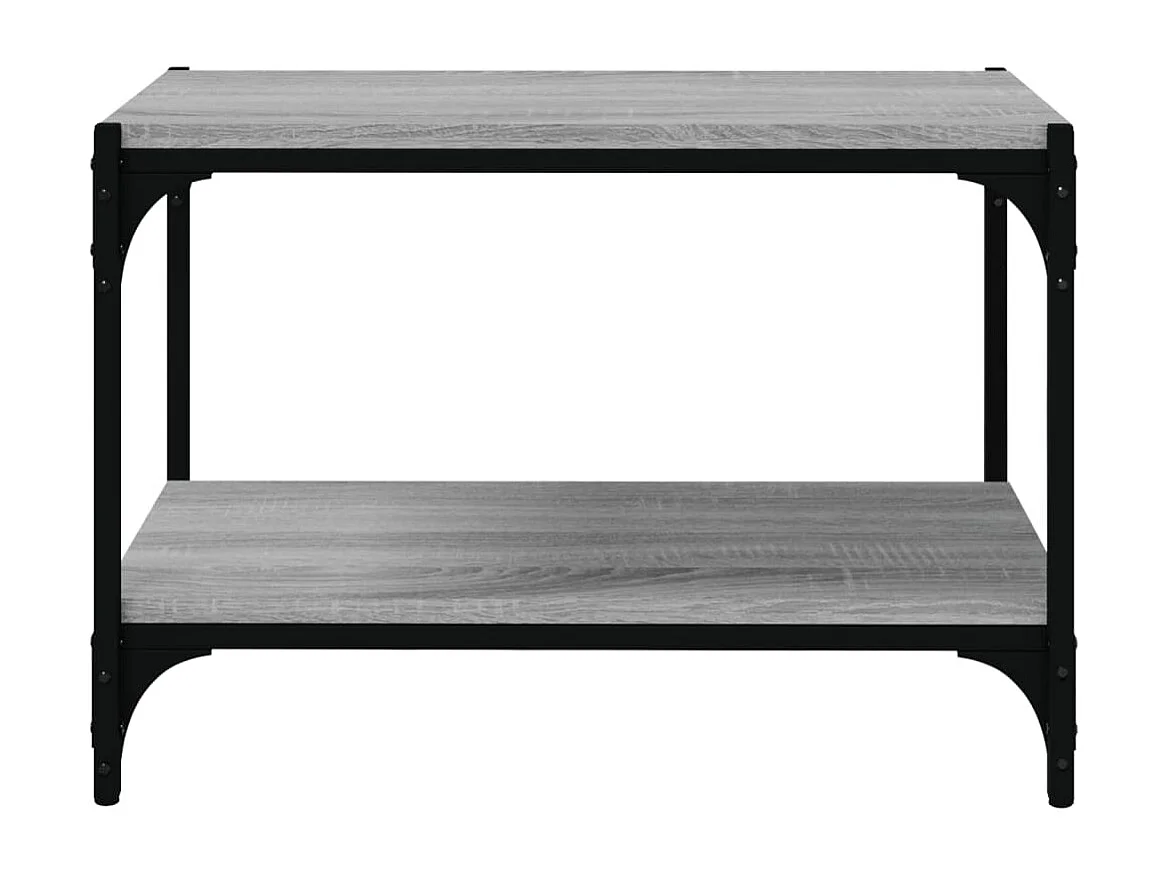 Meuble TV | Banc TV | Armoire TV Sonoma gris 60x33x41 cm Bois d'ingénierie et acier