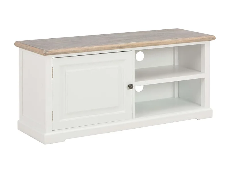 Meuble TV | Banc TV | Armoire TV Blanc 90x30x40 cm Bois