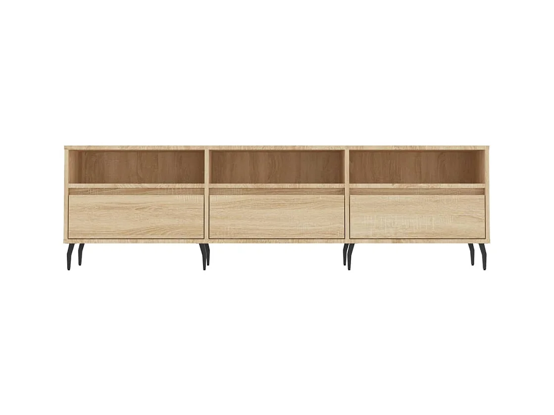 Mueble de TV | Mueble de salón madera contrachapada roble Sonoma 150x30x44,5 cm