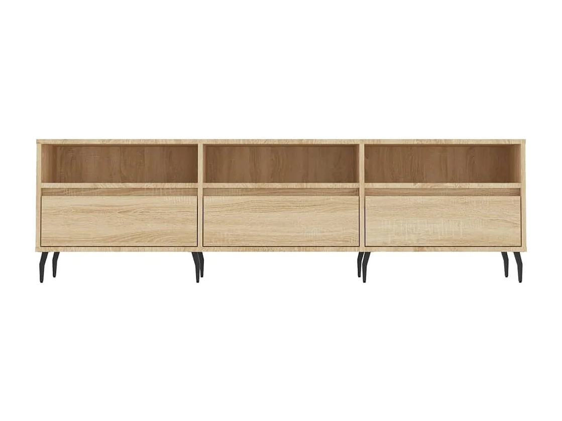 Meuble TV | Banc TV | Armoire TV chêne sonoma 150x30x44,5 cm bois d'ingénierie