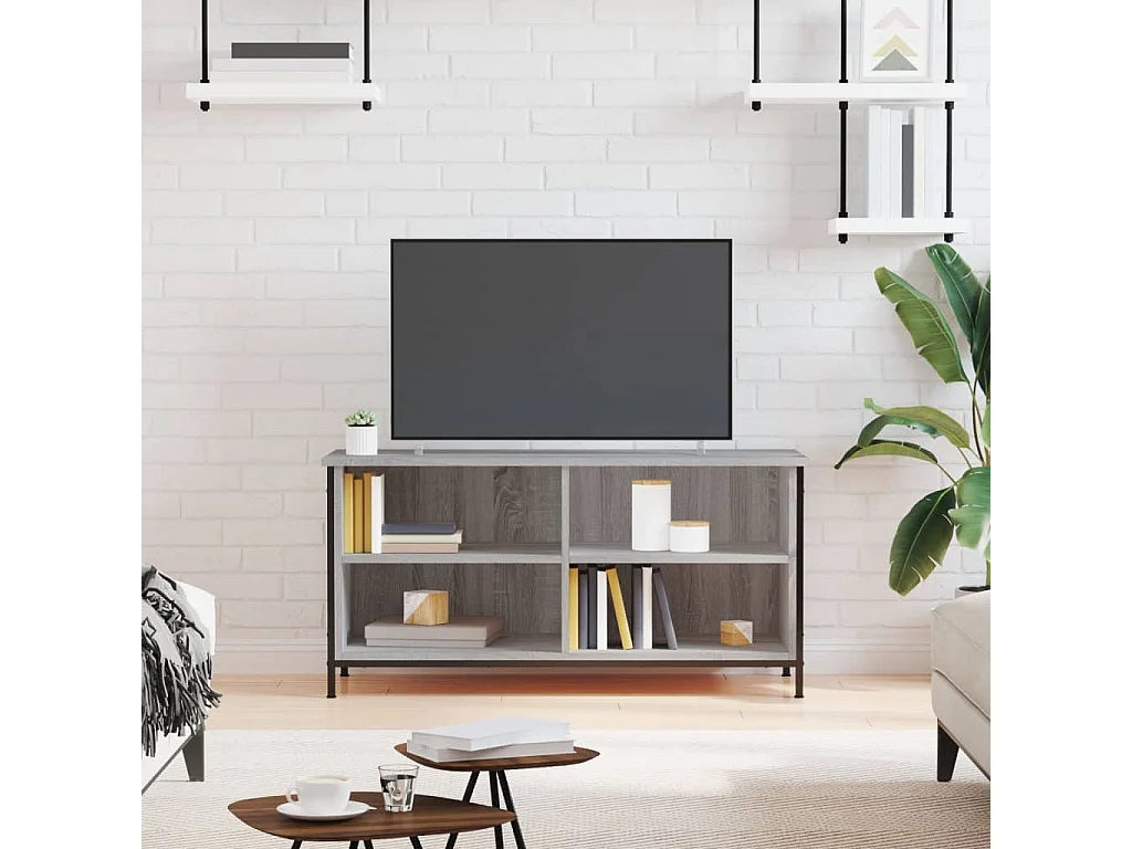 Meuble TV | Banc TV | Armoire TV Sonoma gris 100x40x50 cm Bois d'ingénierie