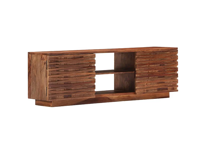 Mueble de TV | Mueble de salón de madera maciza de acacia 120x30x40 cm