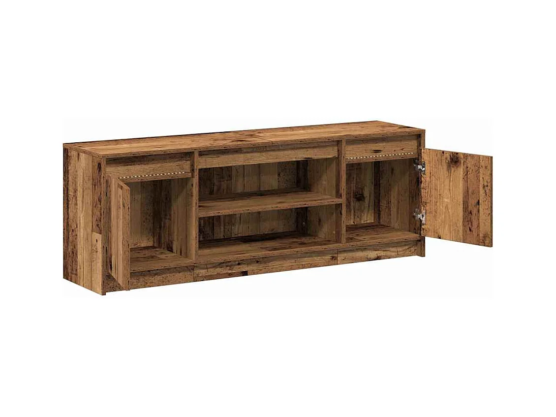 Gabinete de TV | Mueble de TV | Mueble de salón Marrón 139.5 x 34 x 50 cm Madera contrachapada