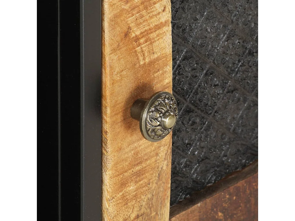 Meuble TV | Banc TV | Armoire TV 90x30x40 cm Bois de manguier brut