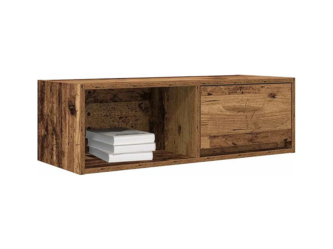 Muebles de TV | Gabinetes de TV |  Muebles de salón 2 uds 80x31x25,5 cm Madera ingeniería envejecida
