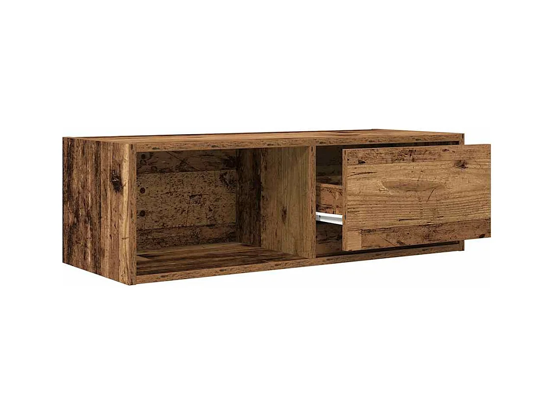 Muebles de TV | Gabinetes de TV |  Muebles de salón 2 uds 80x31x25,5 cm Madera ingeniería envejecida