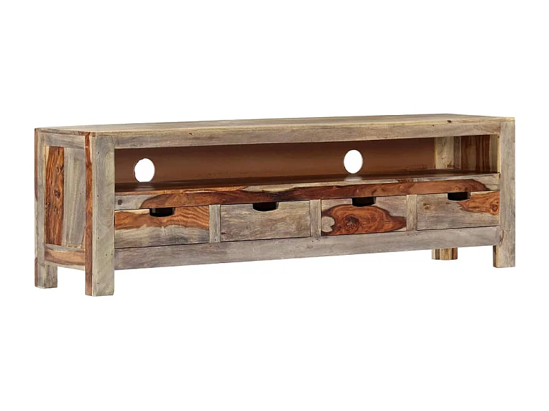 Mueble de TV | Mueble de salón madera maciza de acacia 130x30x40 cm