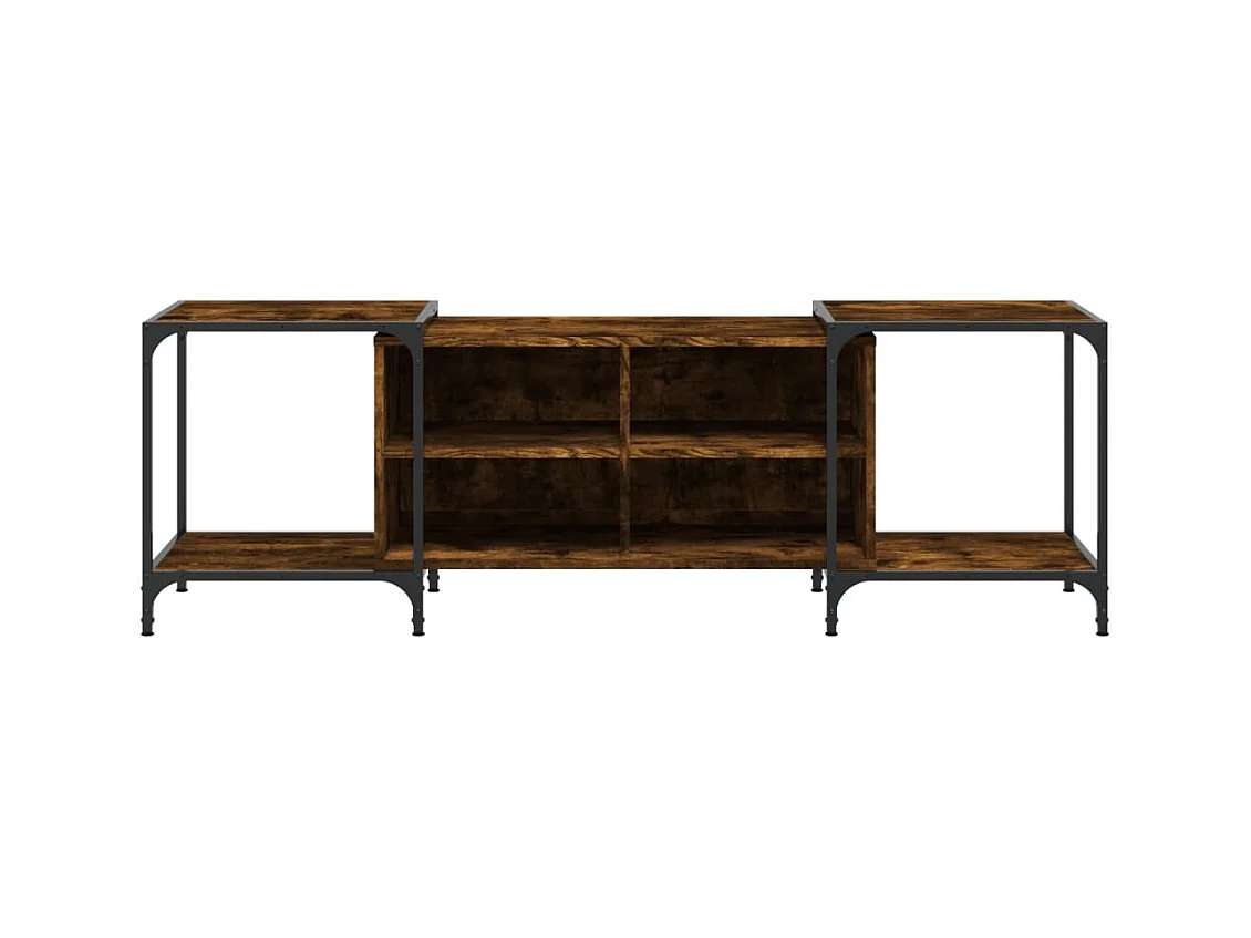 Mueble de TV | Mueble de salón madera de ingeniería roble ahumado 153x37x50 cm