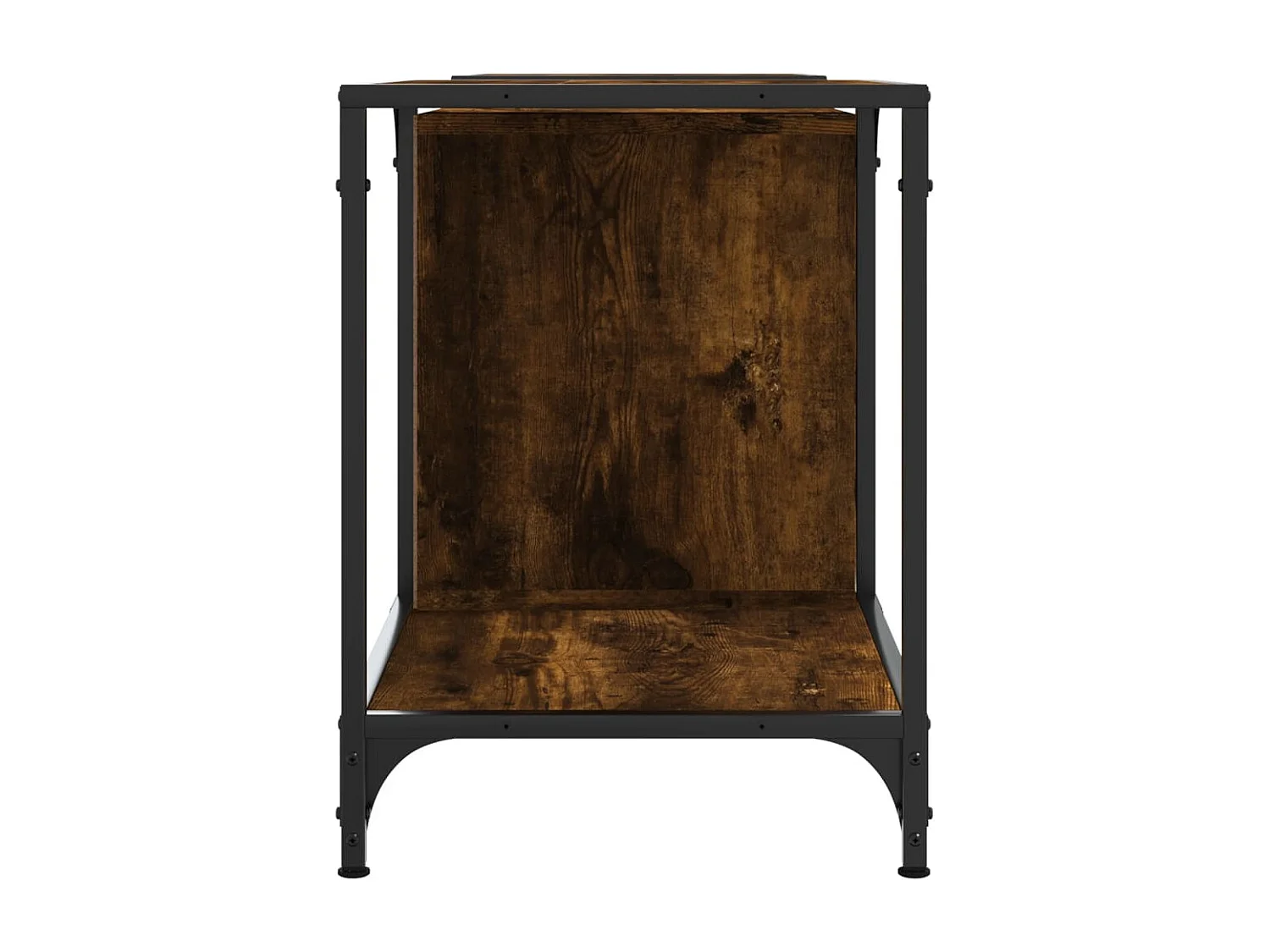 Meuble TV | Banc TV | Armoire TV chêne fumé 153x37x50 cm bois d'ingénierie