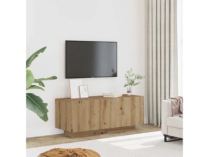 Mueble de TV | Mueble de salón madera de ingeniería roble artisan 100x35x40 cm