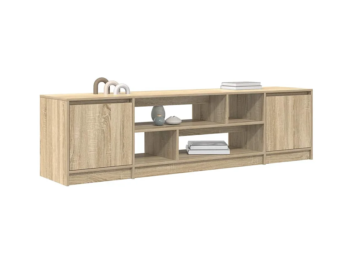 Tv-meubel | Tv-Bank | TV-kast188,5x41x50 cm spaanplaat sonoma eikenkleurig